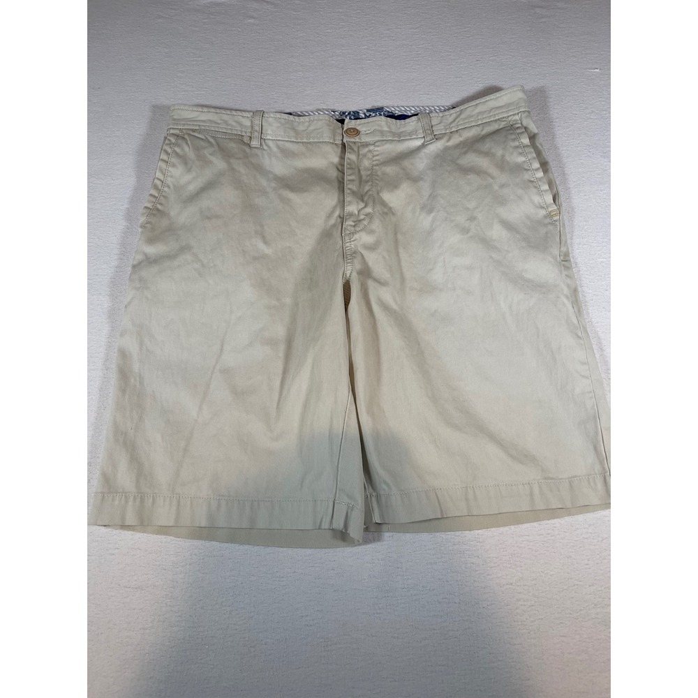 Tommy Bahama Boracay Shorts Mens 36 Khaki Tan Bedford Cord Cotton Stretch